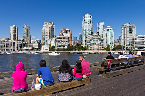 Vancouver seen from Granville