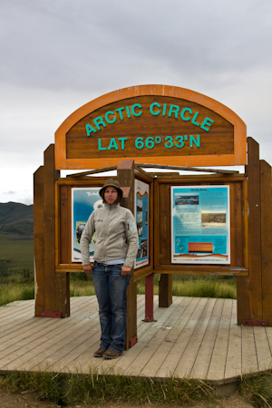 Midnight Sun at the Arctic Circle