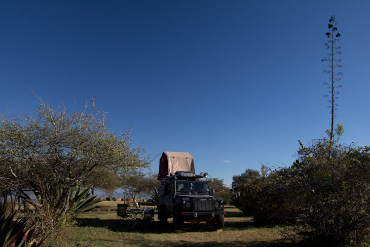 Our Campsite ... amazing view