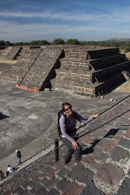 Climbing up the Moon Temple