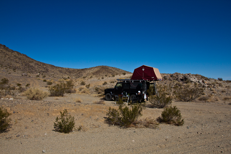 Campsite in Mohave