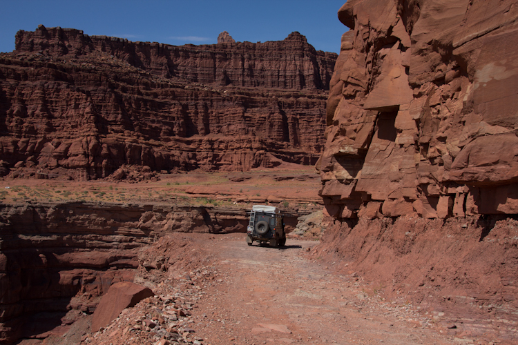 On the Shafer Trail to Canyonlands