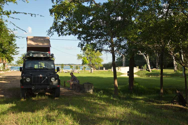 Our Campsite at the Crooked Tree Lodge