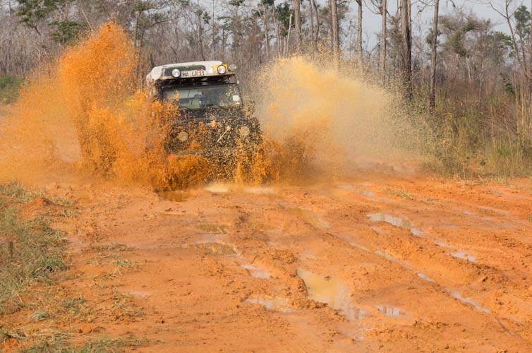 Playing in the mud