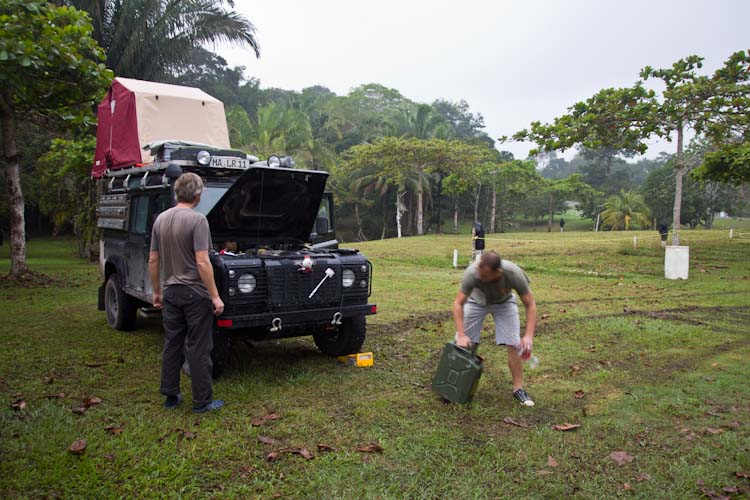 Repairing the car after the repair