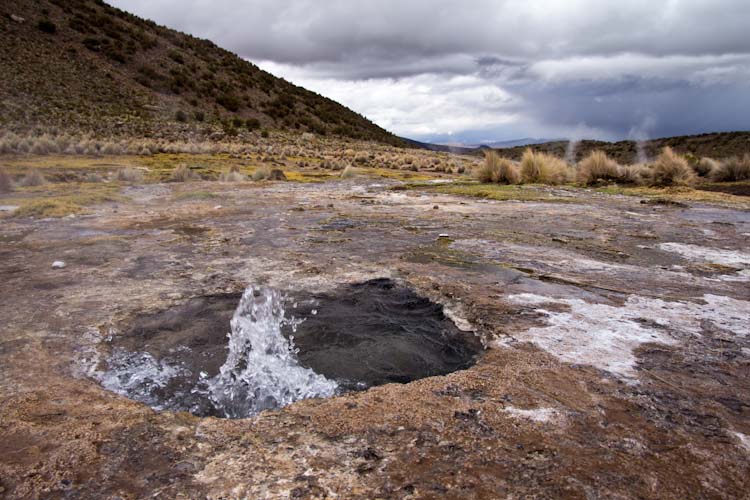 Bolivia: Sajama NP - Geysirfield