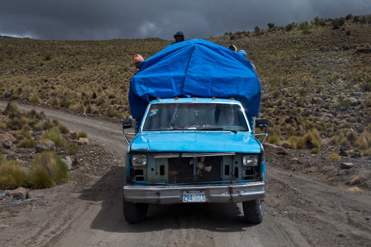 Bolivia: Sajama NP - Public Transport :-)