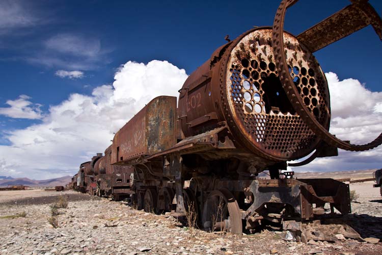 Bolivia: Uyuni - Train Cementery