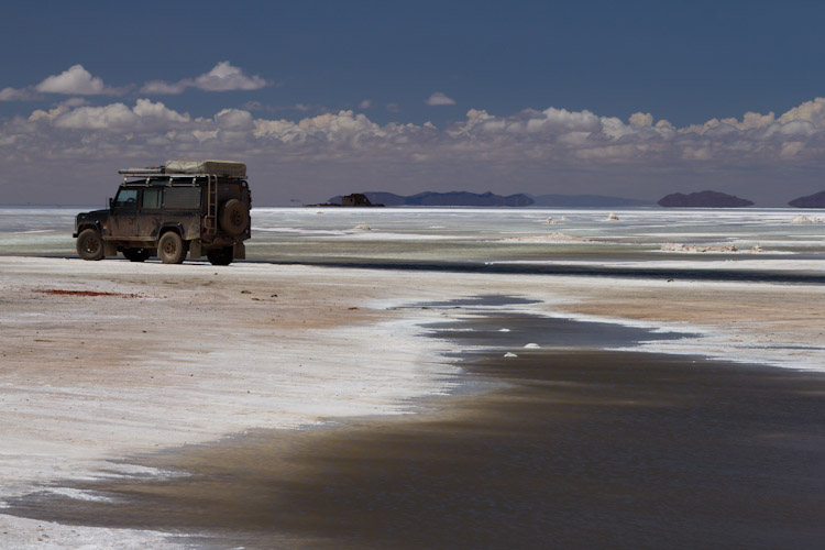 Bolivia: Salar de Uyuni - beginning of the salt flat