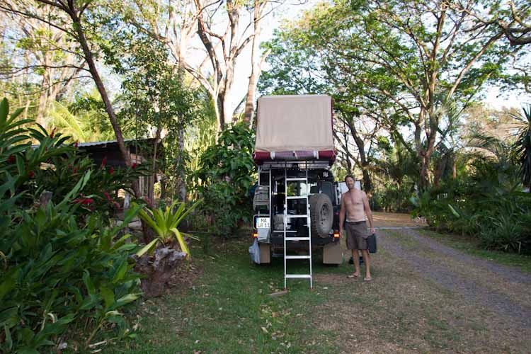 Costa Rica: Canas Castillas, La Cruz - Campsite