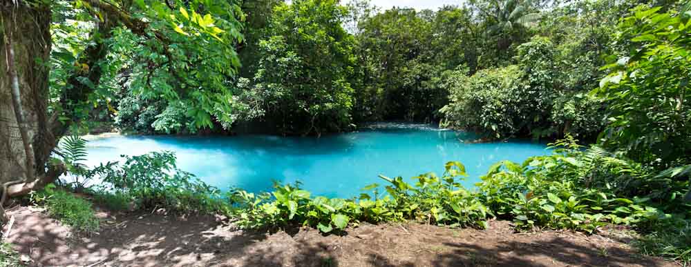 Costa Rica: Central Highlands - NP Tenorio: Rio Celeste Panorama2