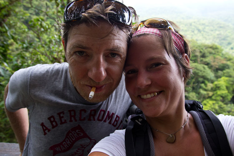 Costa Rica: Central Highlands - NP Tenorio: Us :-)