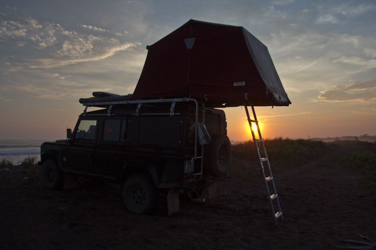 Costa Rica: Peninsula de Nicoya - Playa Calletas: Campsite