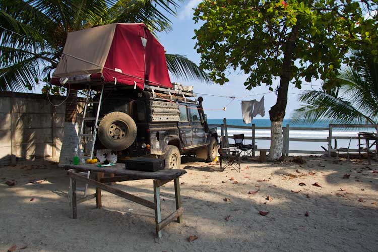 Costa Rica: Peninsula de Nicoya - Playa Samara: Campsite