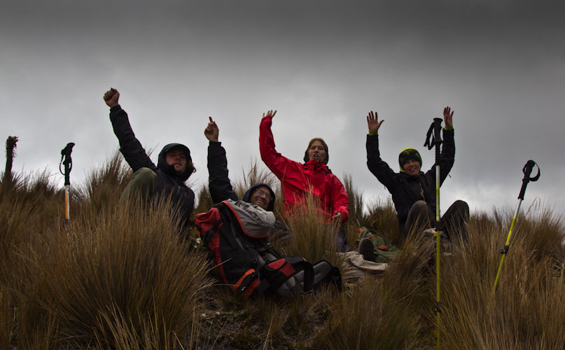 Ecuador: Laguna Mojando - Fuya Fuya: on the top2