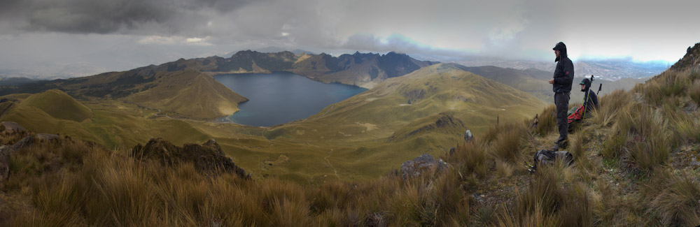 Ecuador: Laguna Mojando - Fuya Fuya: Panorama