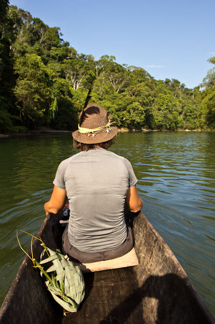 Ecuador: Mishualli - Jatun Sacha: logboat ride