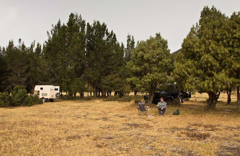 Ecuador: NP Cotopaxi - Campsite