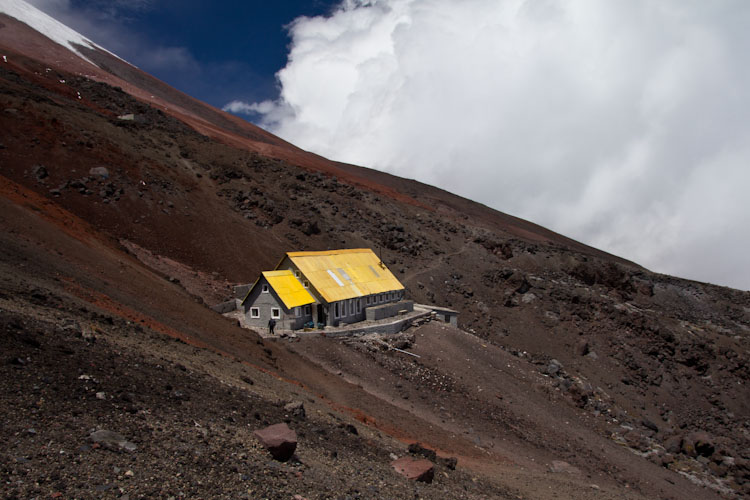 Ecuador: NP Cotopaxi - El Refugio: from above