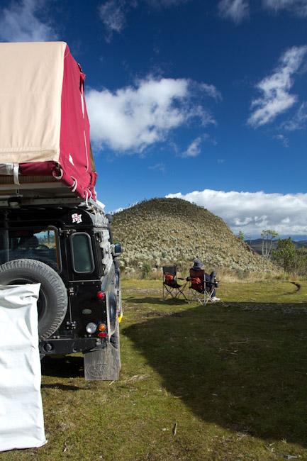 Ecuador: Reserva El Angel - Section El Voladero: what a Campspot