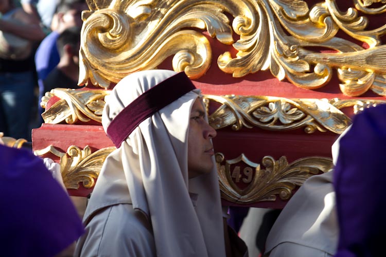 Holy procession in Antigua