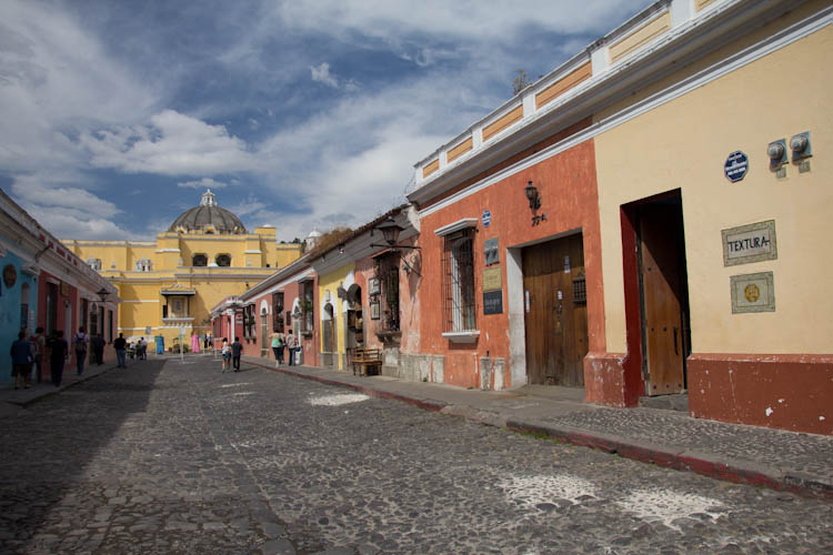 The streets of Antigua