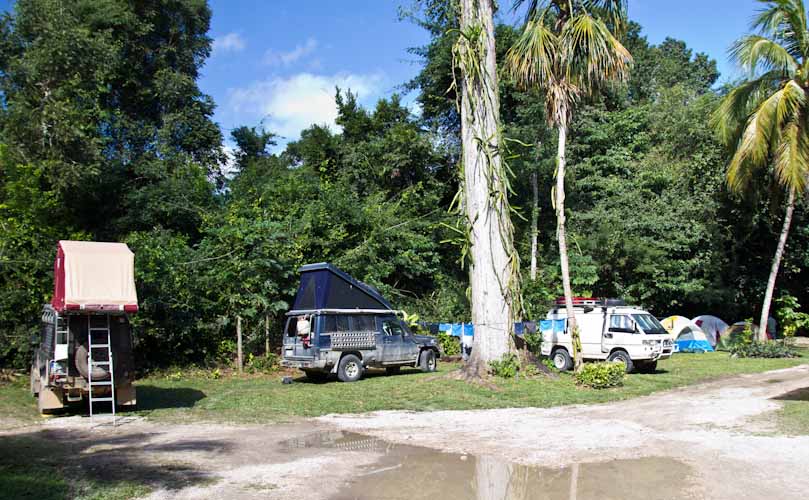 Our Campsite at the Jaguar Inn