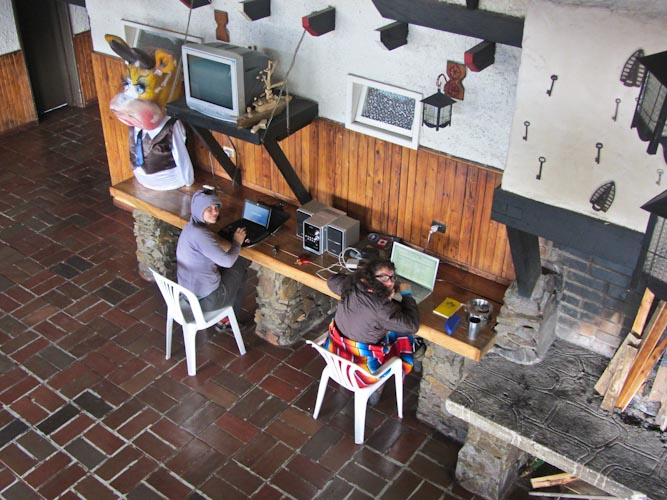 Colombia: Laguna La Pasto - Hotel Sindamanoy: Lobby