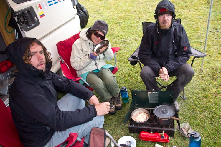 Colombia: Central Highlands - NP Cocuy: cooking