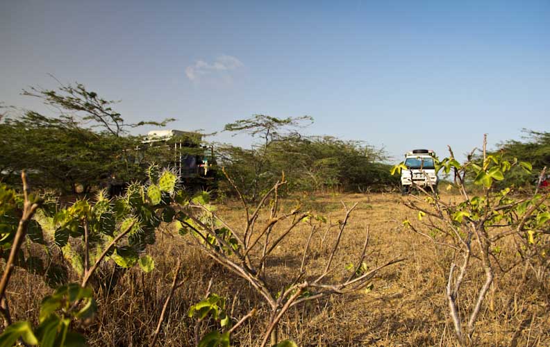 Colombia: Nothern Coast - Peninsula Guajira: Campsite