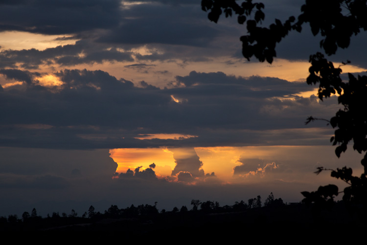 Colombia: Coffee Region - Salento: Sunset