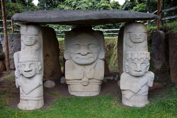 Colombia: Southern Region - San Agustin: Statues