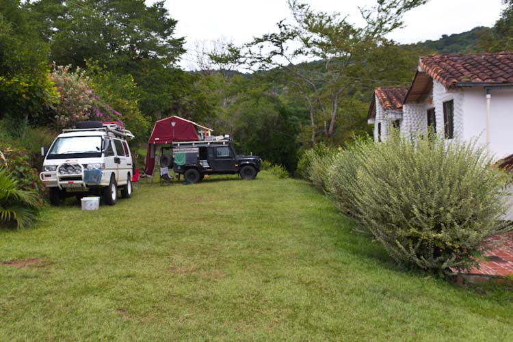 Colombia: Central Highlands - San Gil: Campsite