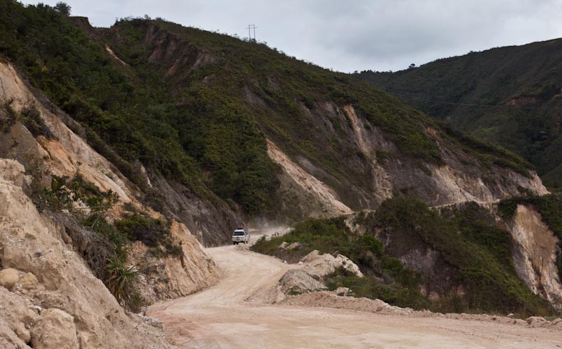 Colombia: Central Highlands - way to NP Cocuy: lonely roads