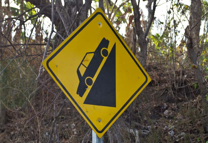 Nicaragua: Ometepe; steep roads