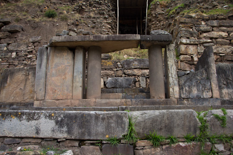 Peru: Chavin - Frontside of the Temple