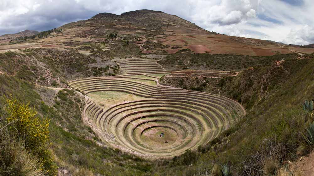 Peru: Sacred Valley - Moray: bigger terrace