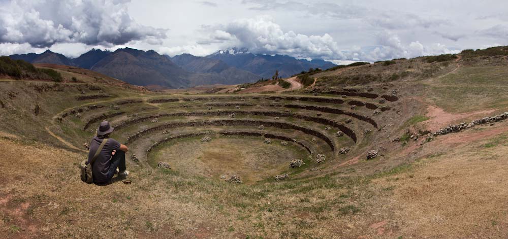 Peru: Sacred Valley - Moray: smaller terrace