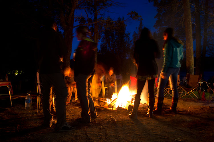 Argentina: Bariloche - fire time