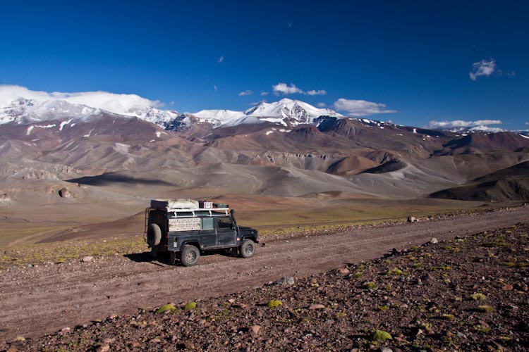 Argentina: Laguna Diamante - on the way