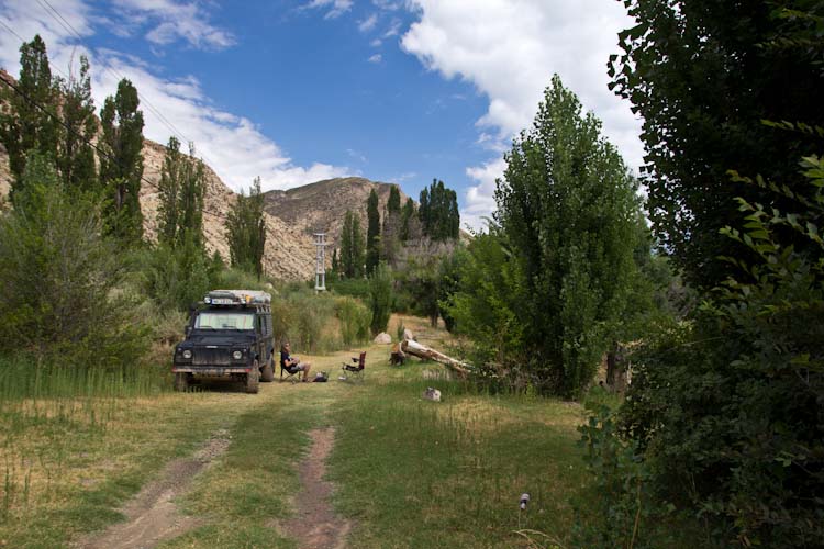 Argentina: close to Mendoza - dam lake