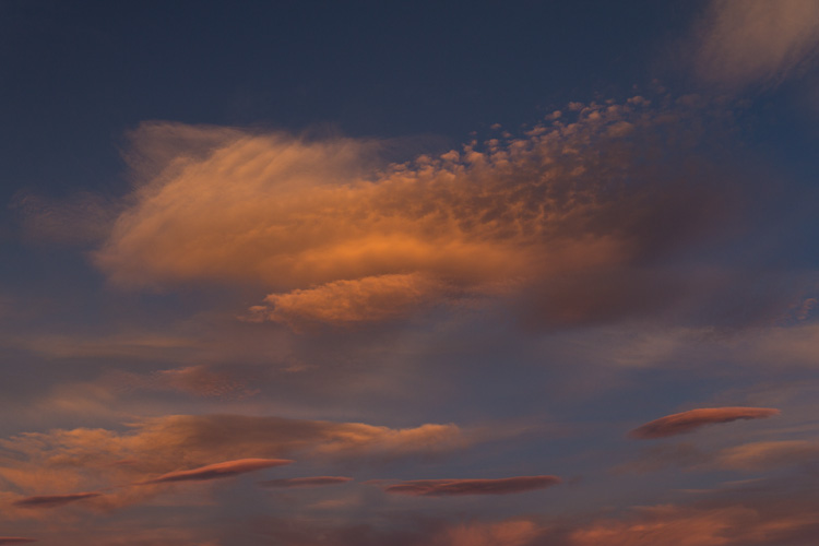 Argentina: Lake District - before NP Los Alerces: clouds