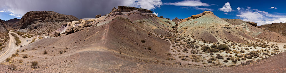 Argentina: Uspallata - Cerro Siete Colores