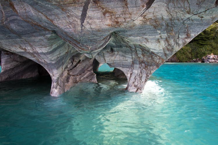 Chile: Lago General Carrera - Capillas de Marmol