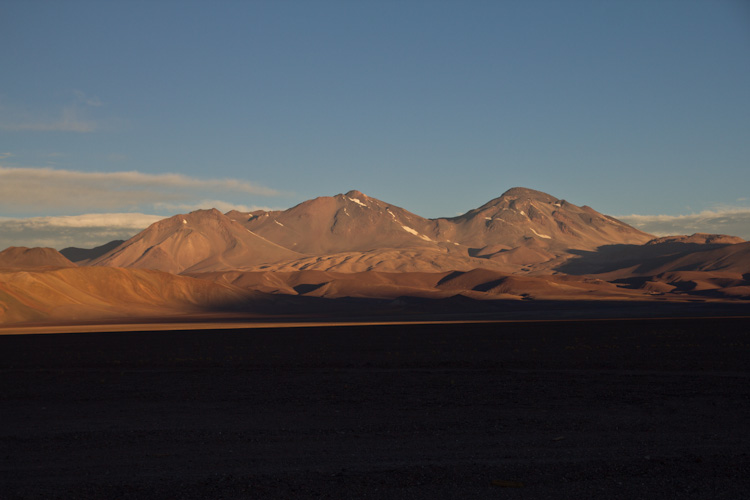 Chile: Tres Cruces NP - sunset