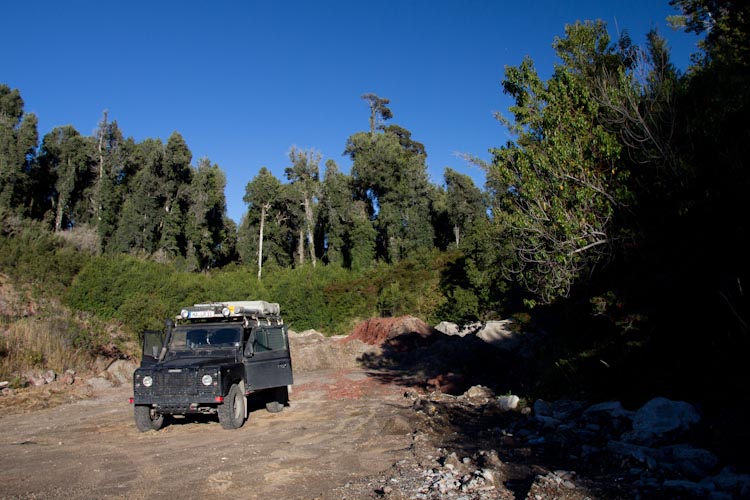 Chile: Paso Cardenal Samore - last night Campspot