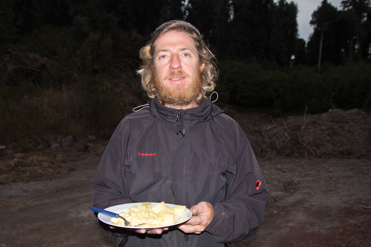 Chile: Paso Cardenal Samore - last night dinner