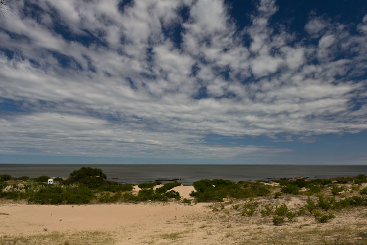 Uruguay: Punta Espinillo - our beach view