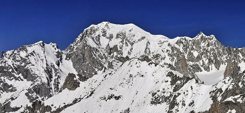 Auf Augenhöhe mit dem MONT BLANC !