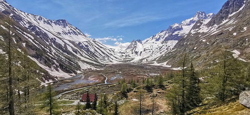 Im Val Veny unterwegs - Cabane du Combal